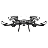Fixed-height lighting aerial photography quadcopter / drone